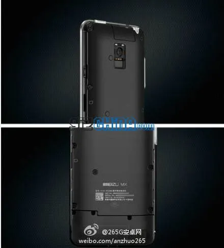 meizu mx2 battery and design