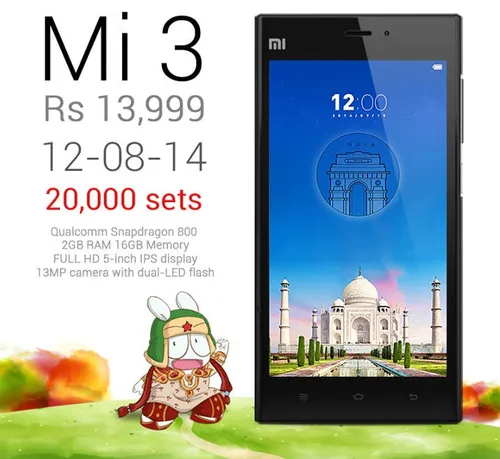 mi 3 12th aug