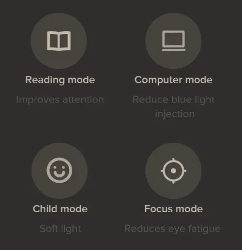 mi smart led desk lamp 1s modes