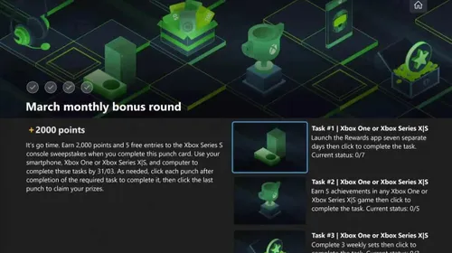 microsoft rewards how to claim 2000 bonus points on xbox in march 2023 2
