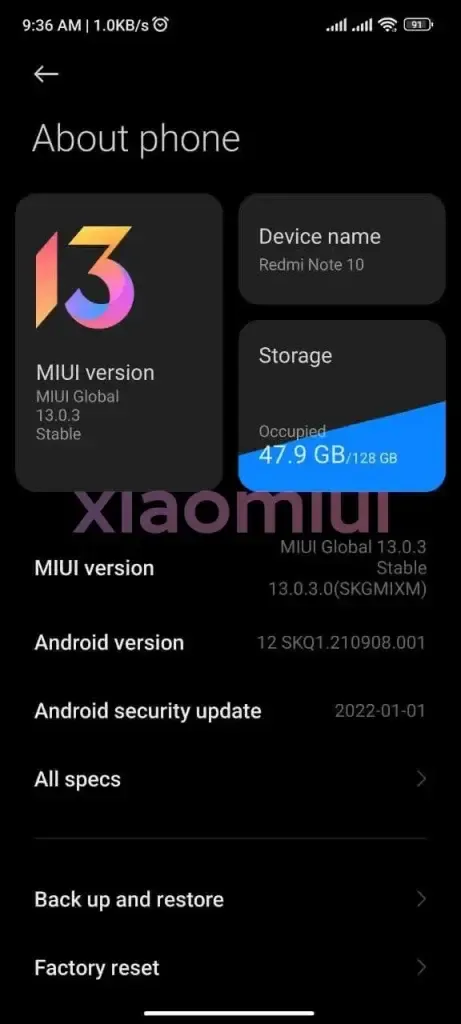 miui 13 global 1 461 1
