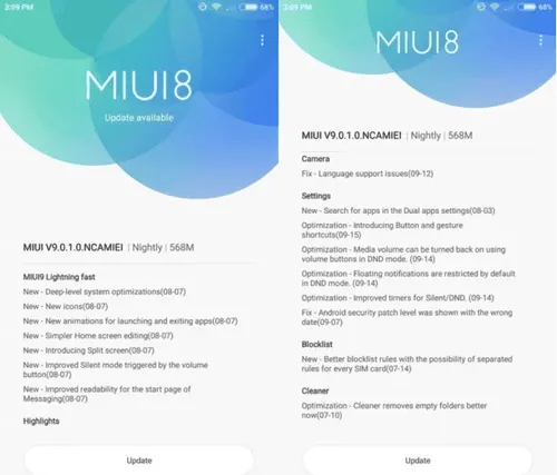 miui 9 1