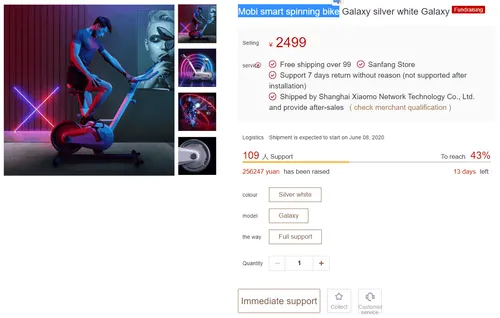 mobi smart spinning bike