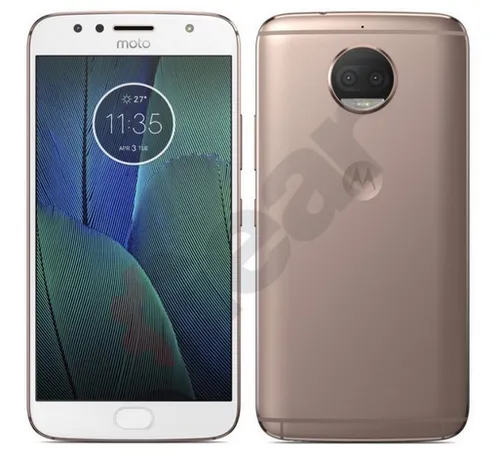 moto g5s gold with white front