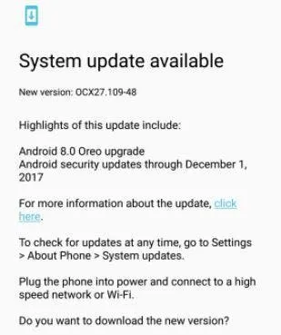 moto z2 force sprint oreo update