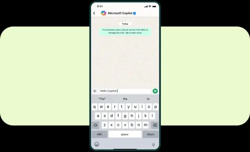msft onwhatsapp hero image