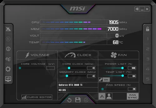 msi afterburner benchmark