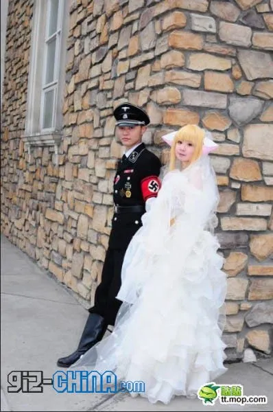nazi chinese wedding cosplay