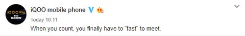 new iqoo weibo post