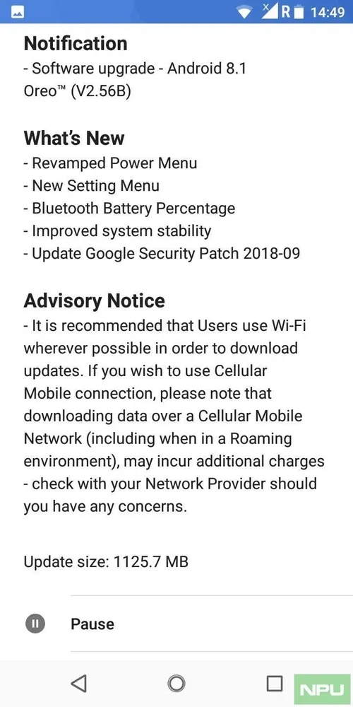 nokia 31 oreo 81 september security update