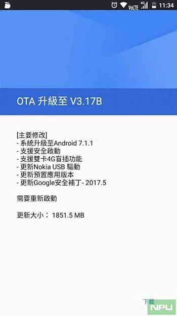 nokia 6 android 711 update