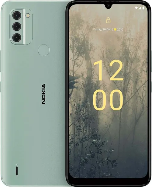 nokia c31 mint front back int
