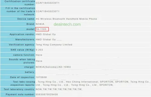 nokia x6 ncc certification