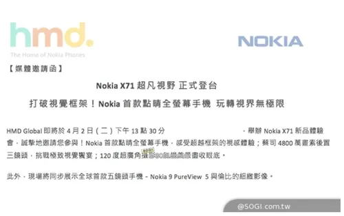 nokia x71 leak