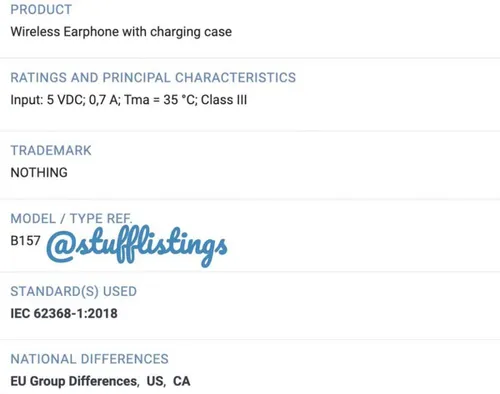 nothing b157 indian bis certification 2