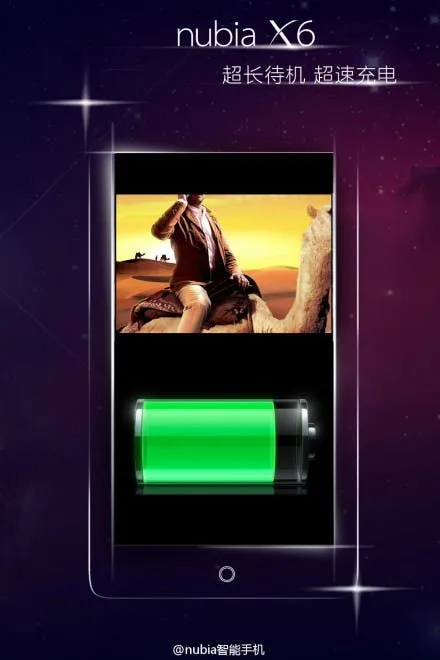 nubia x6 teaser