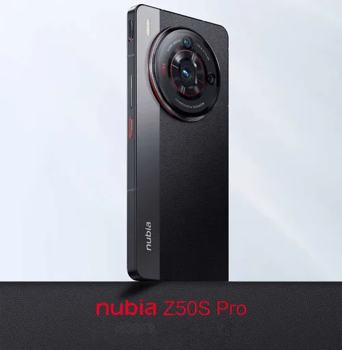 nubia z50s pro black leather