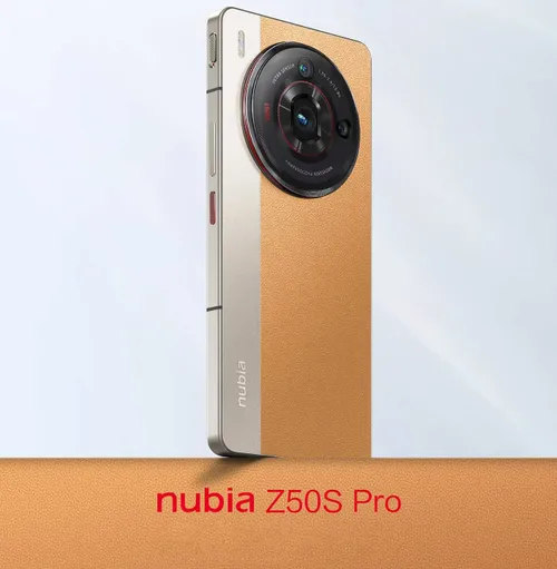 nubia z50s pro brown leather