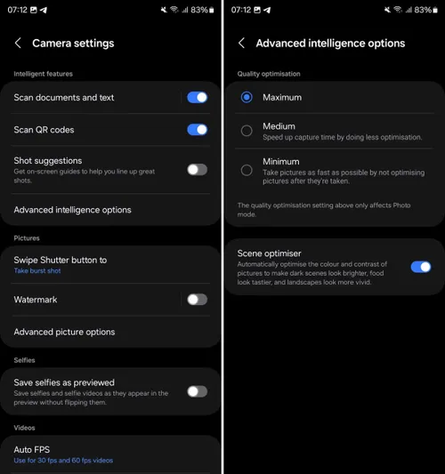 one ui 6 camera features