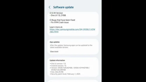 one ui 7 beklenenden erken yayinlanabilir 2
