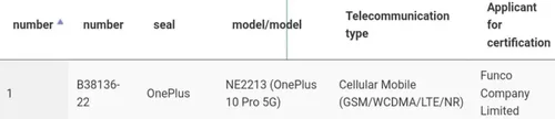oneplus 10 pro nbtc