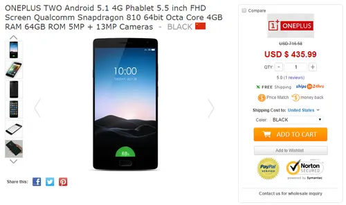 oneplus 2 everbuying