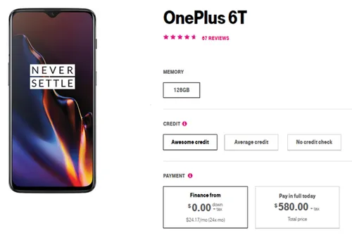 oneplus 6t first day sales in us rocket 86 higher than release day purchases of the oneplus 6jpg