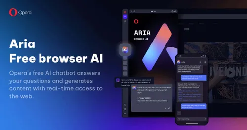 opera aria browser ai