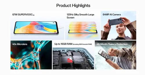 oppo a98 5g highlights