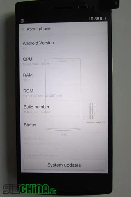 oppo find 7 unboxing about the phone