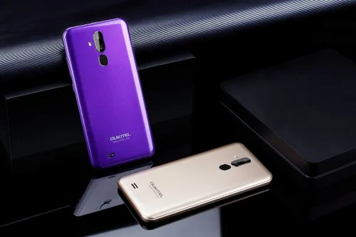 oukitel c12 pro purple and gold