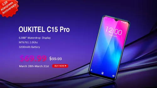 oukitel c15 pro aliexpress anniversary sale