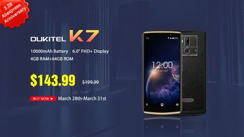 oukitel k7 aliexpress anniversary