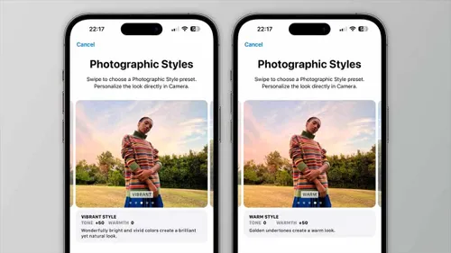 photographic styles for better photos and videos on iphones