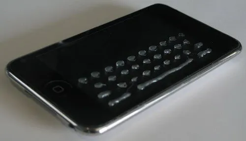 physical keyboard modification touch screen