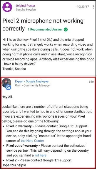 pixel microphone bug replacement1