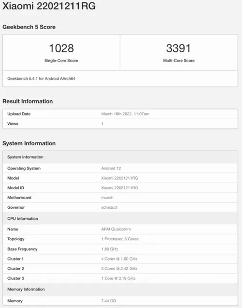 poco f4 spotted on geekbench