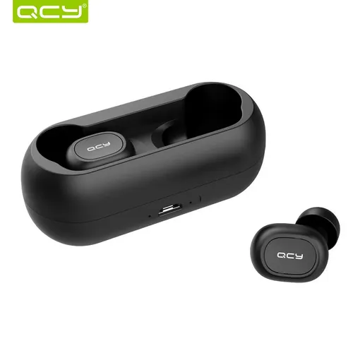 qcy qs1 tws 5 0 bluetooth headphone 3d stereo wireless earphone with dual microphone