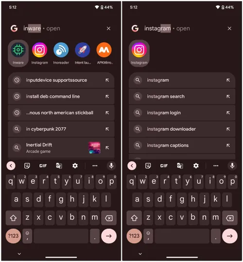 quickly launch apps new android 13 features