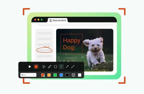 real time annotation on screenify