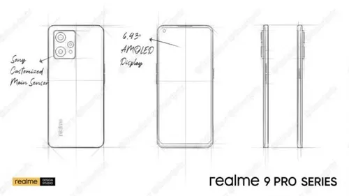 realme 9 pro sketches