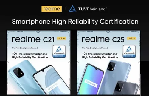 realme c21 c25 tuv rheinland rel