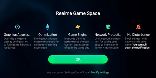 realme game space