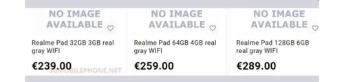 realme pad european pricing