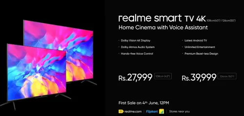 realme tv launched
