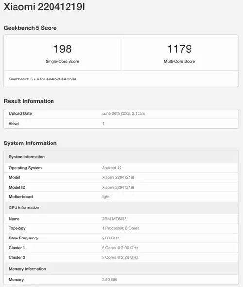 redmi 10 prime plus 5g geekbench score ahead of india launch