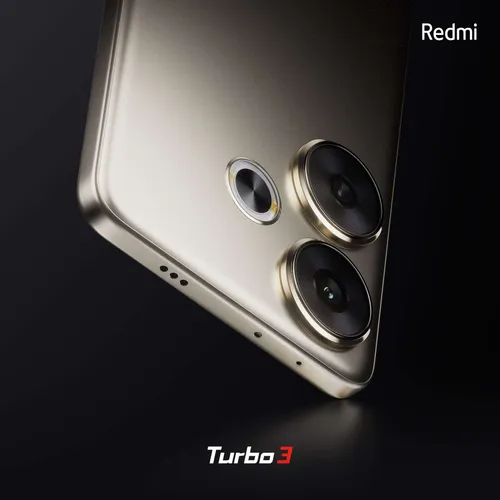 redmi turbo 3 back and top