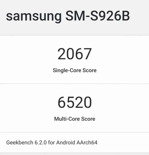 samsung exynos 2400 geekbench score
