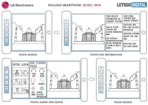 samsung foldable phone patent