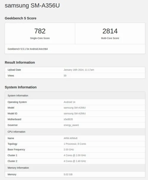 samsung galaxy a35 sm a356u benchmark leak 843x1024 1